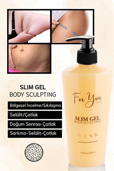 Sıkılaştırıcı - Incelme - Toparlayıcı - Selülit & Çatlak Gidermeye Yardımcı Vücut Slim Jel