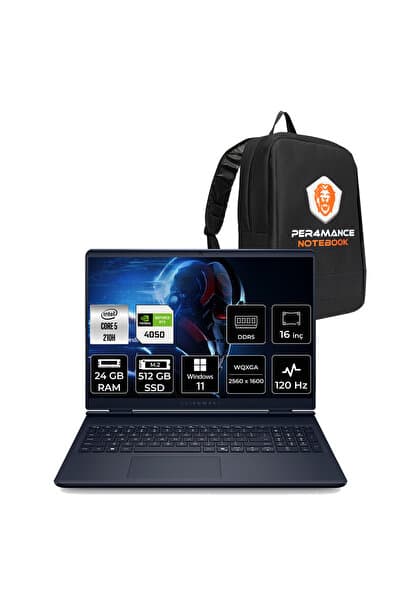 Dell Alienware 16 Aurora Core5 210H 24GB 512GB SSD RTX4050/6GB 85W 16" 2K QHD+ W11H Gaming Laptop