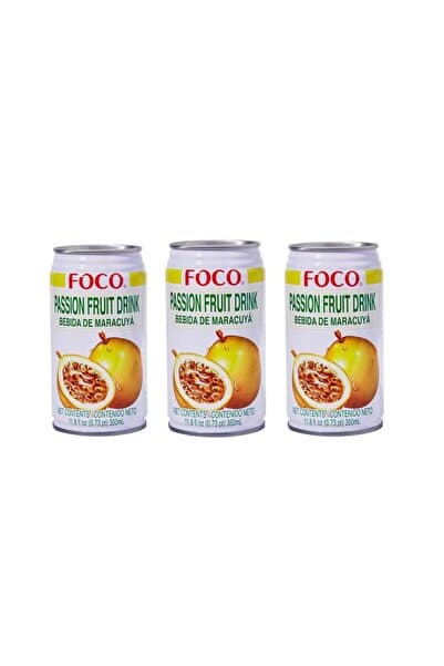 Foco Çarkıfelekli İçecek (Passion Fruit İçecek) 350ml x 3 adet