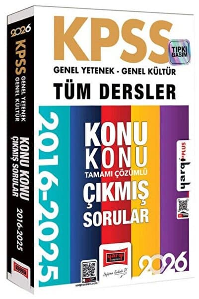 Yargı Yayınları 2027 KPSS GK-GY Tüm Dersler Konu Konu Tamamı Çözümlü 10 Yıl Çıkmış Sorular