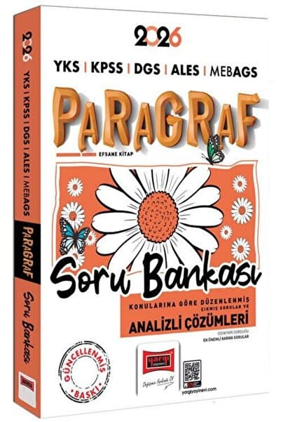 Yargı Yayınları Yargı 2026 KPSS MEB-AGS ALES DGS YKS Paragraf Soru Bankası Çözümlü Papatya Serisi