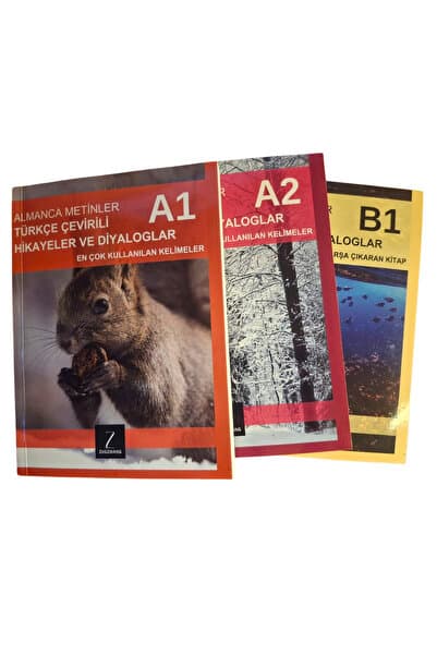 ZUGZWANG A1 + A2 + B1 Türkçe Çevirili Almanca Metinler | Almanca Okuma Kitapları 3'lü Set
