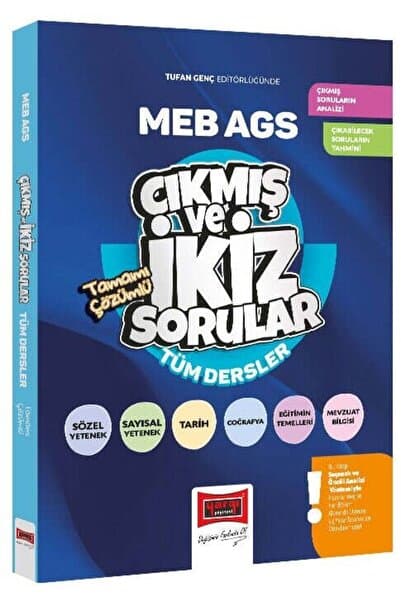Yargı Yayınları Yargı 2026 MEB-AGS Tüm Dersler Çıkmış ve İkiz Sorular Çözümlü - Tufan Genç
