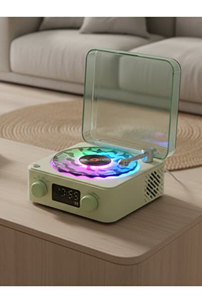 KREUZER Led Işıklı Retro Pikap Bluetooth Hoparlör