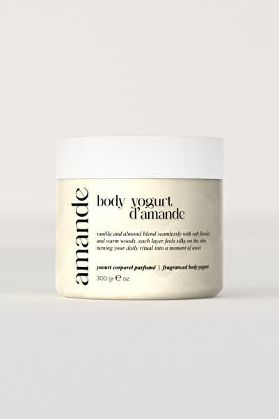 Amande Body Yogurt d'Amande Besleyici Nemlendirici Vücut Kremi 300 gr I Vegan Formül
