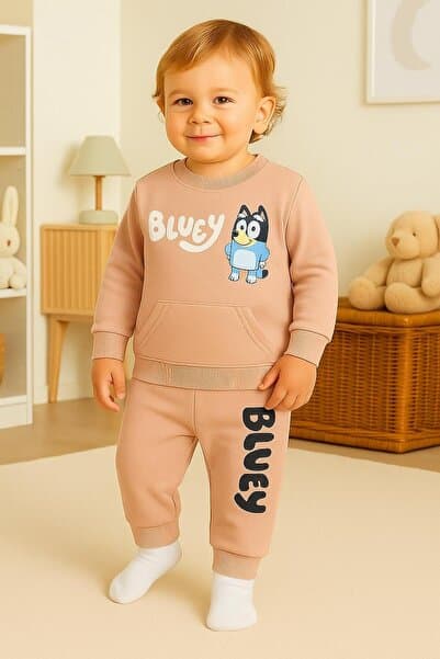 DIMPLE BABY 2 li bebek pijama takmı baskılı cepli