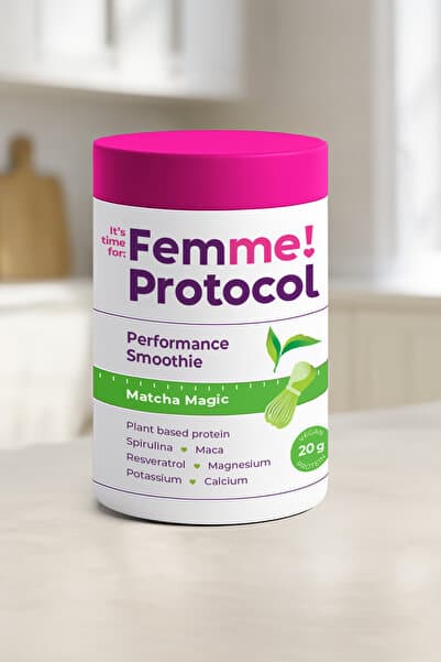 Femme Protocol Matcha Magic Vegan Protein Tozu 360g – 12 Servis