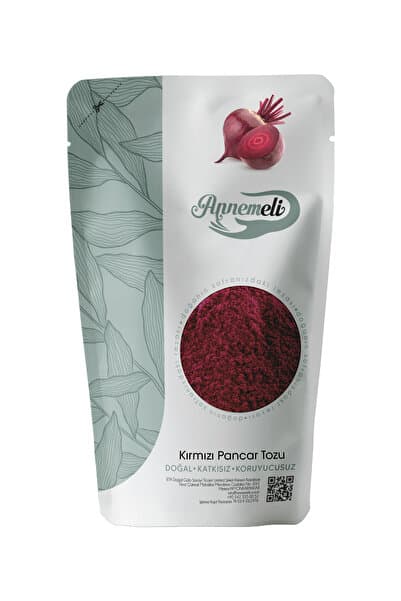 Annemeli Kırmızı Pancar Tozu - 250 g - Doğal , Katkısız