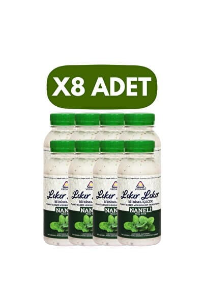 Veganki Lıkır Lıkır Naneli – 250ml X 8