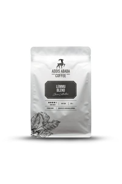 Addis Ababa Coffee Lemmu Blend - Dark Roast - Espresso Kahve - 225 Gr.
