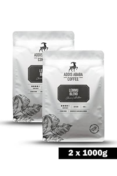 Addis Ababa Coffee Lemmu Blend Dark Roast Espresso Çekirdek Kahve 1000 Gr. x 2 Adet