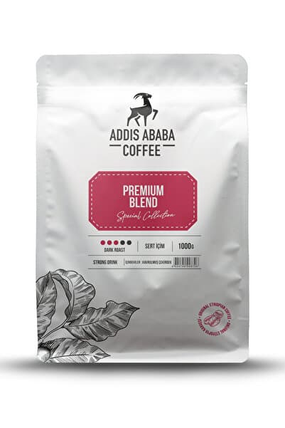 Addis Ababa Coffee Premium Espresso Blend Çekirdek Kahve 1000 Gr.