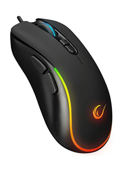 Rampage Smx-r47 X-jammer Usb Rgb Drag Click Örgü Kablo 12800 Dpi Makrolu Gaming Mouse Oyuncu Mouse