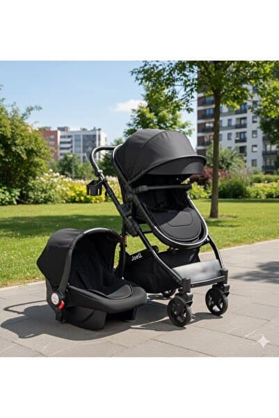 Mamma MARKA JOELL TRV 6 in 1 Yeni Nesil Mama Tablalı Çift Yönlü Amortisörlü Travel Sistem Bebek Arabası