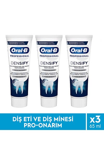 Professional Densify Hassas Beyazlık Diş Macunu 65ml x 3 Adet