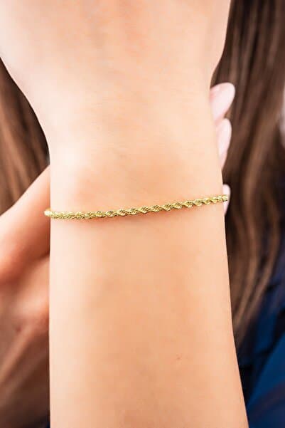 Halat Altın Bileklik