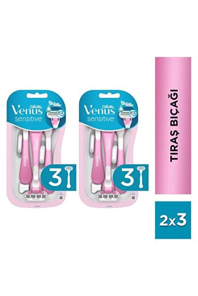 Venus Sensitive Kadın Tıraş Bıçağı 3 Adet x 2