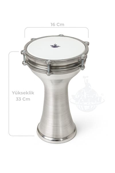 YANKI DR-2 Profesyonel Alüminyum Darbuka 2 Numara (2 No Darbuka 9-12 Yaş)