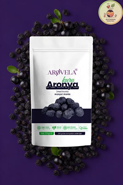 Arovela Arøvela - Jeotermal Kurutma Aronya Kurusu 100 g / Geothermal Drying Aronia 100 g