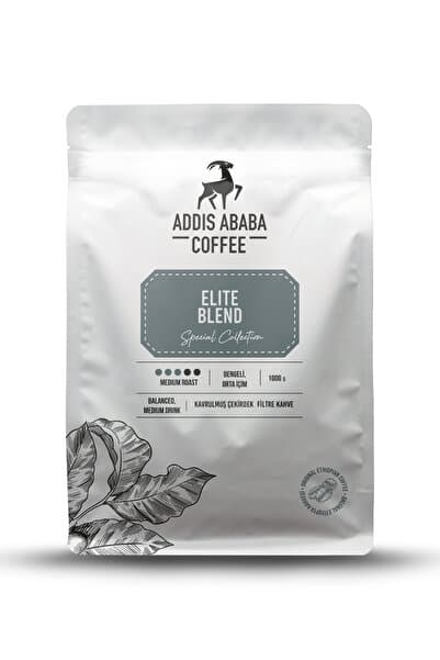 Addis Ababa Coffee Elite Blend Nitelikli Filtre Kahve (Dünya Kahveleri) 1000 Gr.