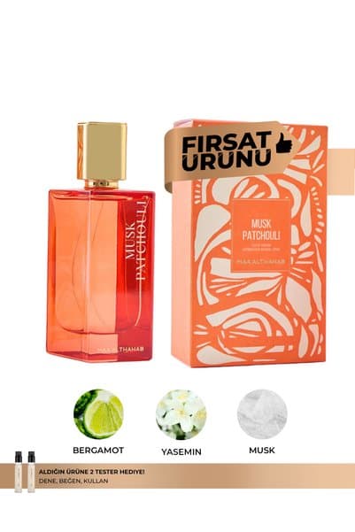 Maa Althahab Musk Patchouli EDP 75 ML Kadın Parfümü, Çiçeksi Misk ve Paçuli Notaları