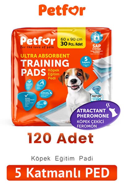 Petfor Köpek Eğitim Pedi 60x90 120 Adet