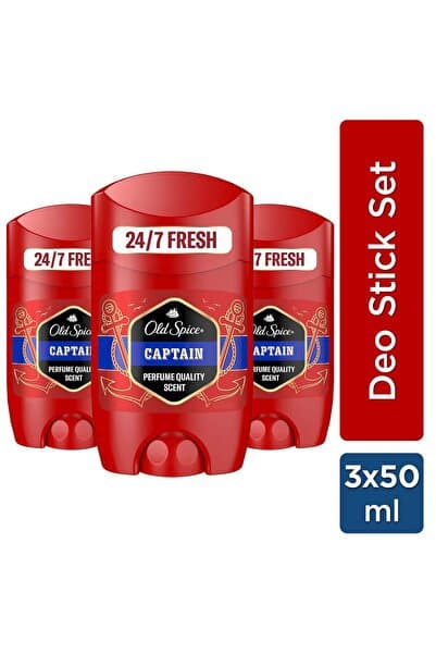 Old Spice Kaptan Erkek Stick Deodorant 50 ml x3