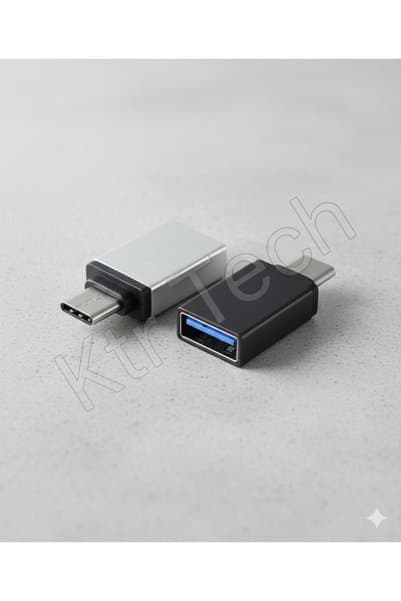 KTR TECH Type-c To Usb 3.0 (YÜKSEK HIZLI) Veri Aktarımı Otg Çevirici Dönüştürücü Adaptör Kutulu