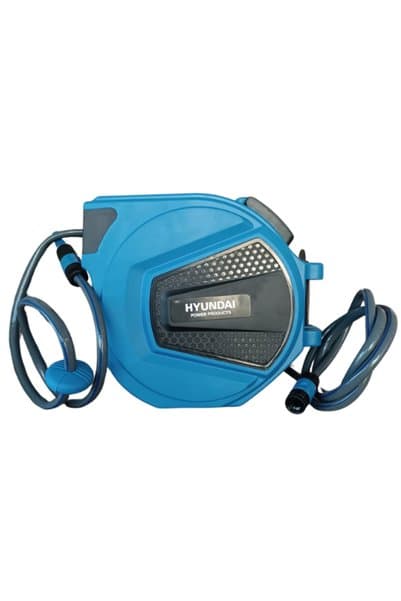 Hyundai 5862 Otomatik Hortum Makarası ve Hortum Seti 1/2'' 25m Duvar Tipi