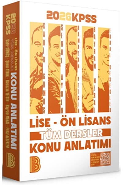 Benim Hocam Yayınları Benim Hocam 2026 KPSS Lise Ön Lisans Tüm Dersler Konu Anlatımı