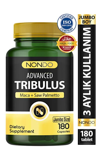 Trıbulus 180 Kapsül jumbo Boy Demir Dikeni Maca Saw Palmetto Kore Ginseng 3 AYLIK KULLANIM