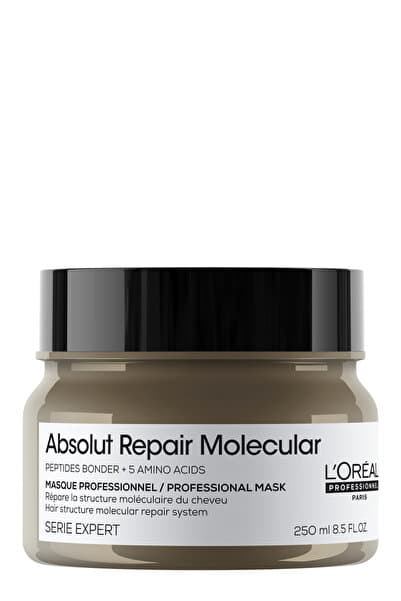 L'oreal Professionnel Absolut Repair Molecular Tüm Yıpranmış Saçlar İçin Yoğun Onarıcı Maske 250 ml