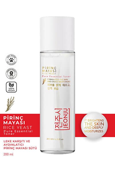 Pirinç Mayası Beyazlatıcı Aydınlatıcı Leke Karşıtı Nemlendirici Tonik