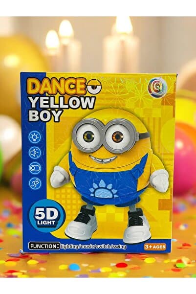 Zümrüt OyuncakStore Minyon Figür Oyuncak Dans Eden Renkli Işıklı Müzikli 20 Cm Orijinal Yeni Versiyon