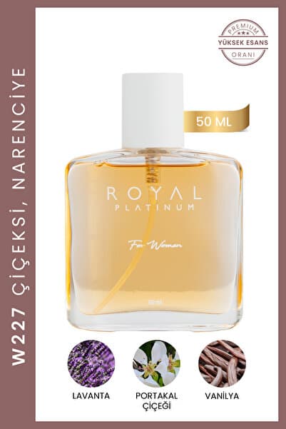 Royal Platinum W227 Kadın Parfüm Lavanta Portakal Çiçeği Ferah