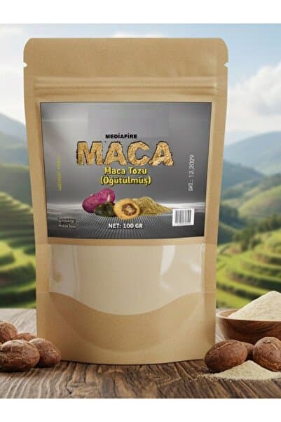 MediaFire Öğütülmüş Gerçek Saf Maca ( Maka ) Kökü Tozu 100 gr - Maca Root Lepidium