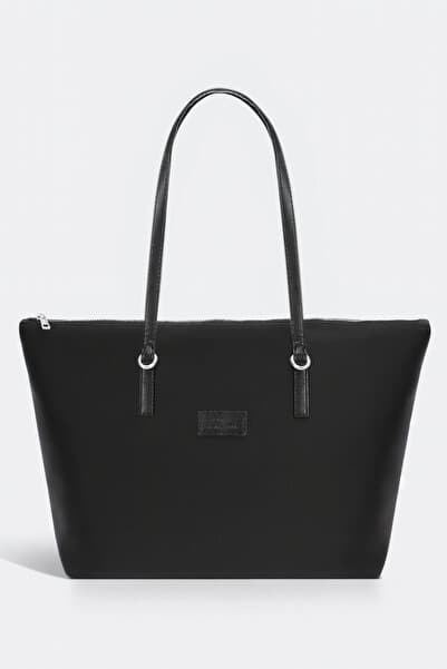 Housebags Kadın Siyah Shopper Çanta 217