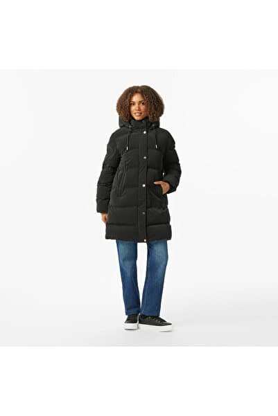 Nautica Kadın Siyah Regular Fit Mont