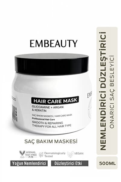 Embeauty Besleyici Onarıcı Keratin Etkili Yoğun Saç Bakım Maskesi 500 ml