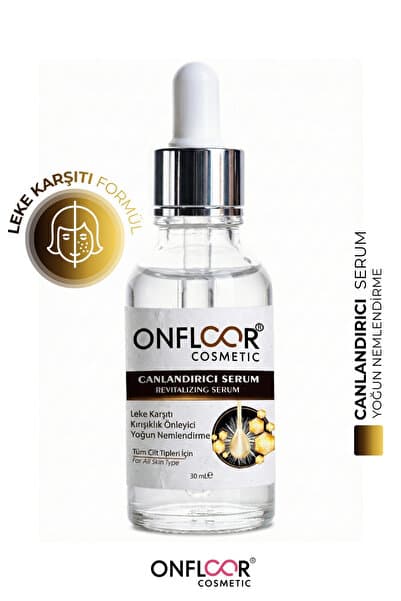 ONFLOOR Canlandırıcı Cilt Bakım Serumu 30 ml - Yoğun Nem ve Pürüzsüz Görünüm