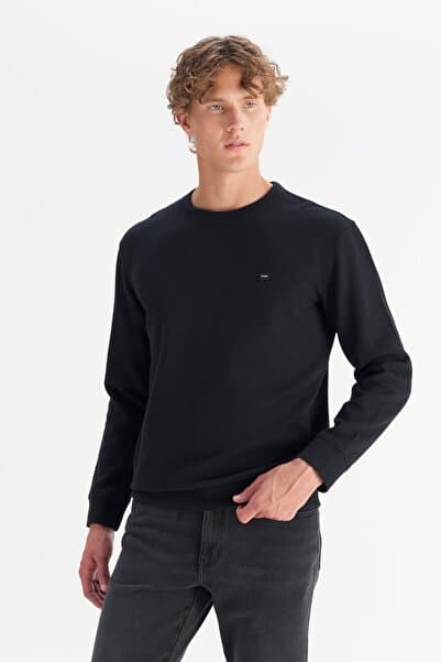 Wrangler Pamuklu Regular Fit Normal Kesim Bisiklet Yaka Selanik Örgü Sweatshirt
