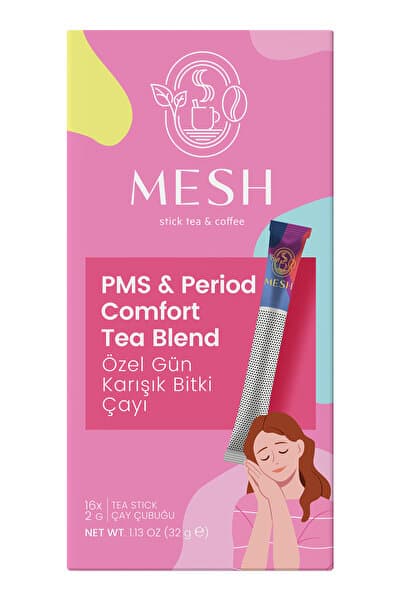 Mesh Stick Regl Dönemine Özel Çay Özel Gün Pms Bitki Çayı 16'lı