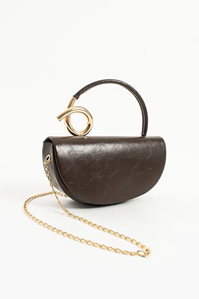 Merry Model Acı Kahve Kadın El Ve Omuz Çantası