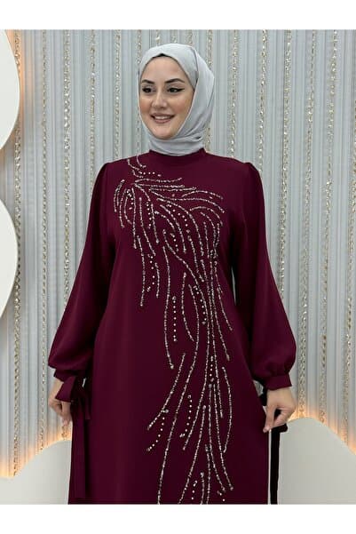 HASPASHA feray taşlı tesettür abiye