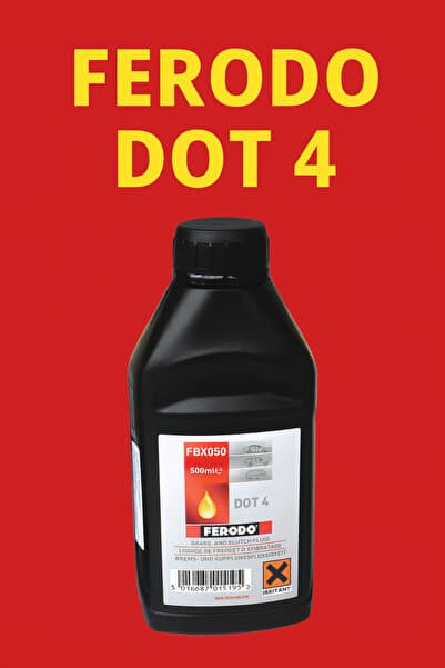 FERODORACING Ferodo DOT 4 Fren Hidroliği 500 ml – Yüksek Kaynama Noktalı Fren Yağı