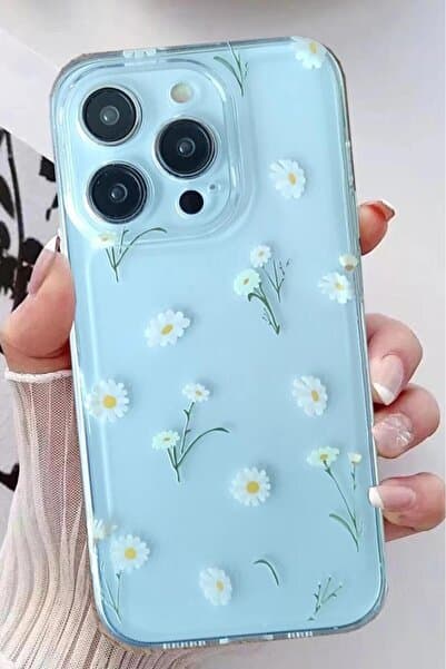 3GEN CASE İphone 15 Pro Max Kılıf Desenli Şeffaf Silikon Kapak