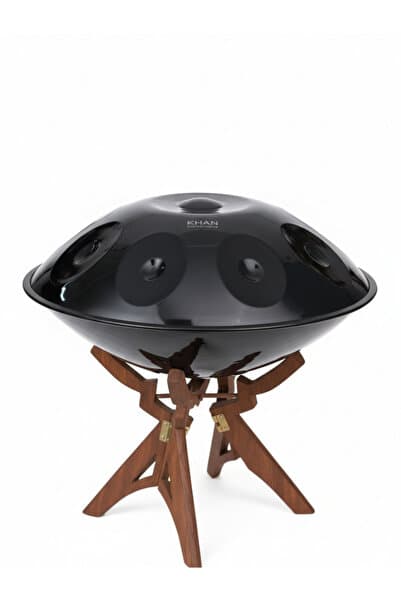 Khan Instruments Midnight | 9 Nota Handpan – Re Minör | El Yapımı Nitride Çelik Enstrüman