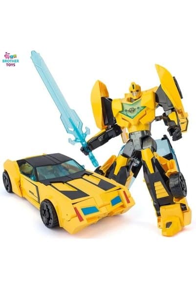 Brother Toys Transformer Metal Gövdeli Bumblebee Robota Dönüşen Araba Bumble Bee Bambıl Bi