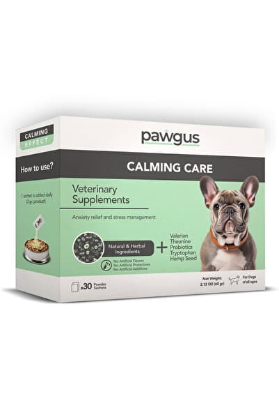 pawgus Köpekler Için Duygu Durum Dengeleyici Stres Yönetimi Sakinleştirici Gıda Takviyesi (30X2GR)