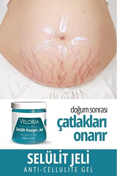 Veloria Cosmetics Selülit Ve Çatlak Giderici Leke karşıtı Vücut Şekillendirici Jel 250 ml